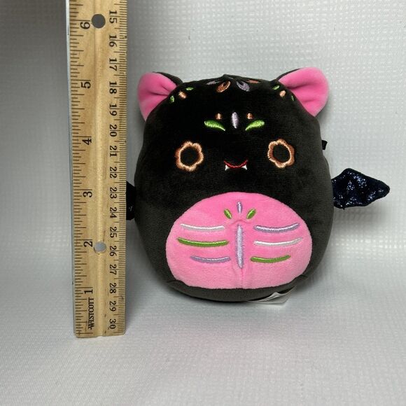 Squishmallows Dalia the Pink Bat 5" Day of the Dead Halloween Plush - Picture 2 of 9
